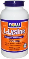 Amino Acid Now L-Lysine 500 mg 100 cap